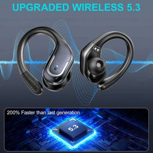 90H Wireless 5.3 Earbuds with ENC Noise Cancelling Mic-1