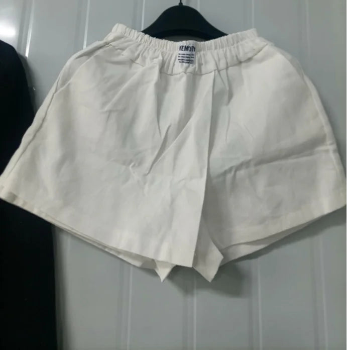 White Skirt Women High Waist Cotton Summer Jupe 2025 Faldas Mujer De Moda Fashion Casual Bodycon Mini Y2k Skirts Korean Saia