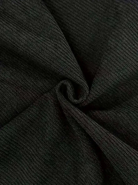 Men's corduroy loose European size hanging multi-functional casual straight leg pants, suitable for daily travel
