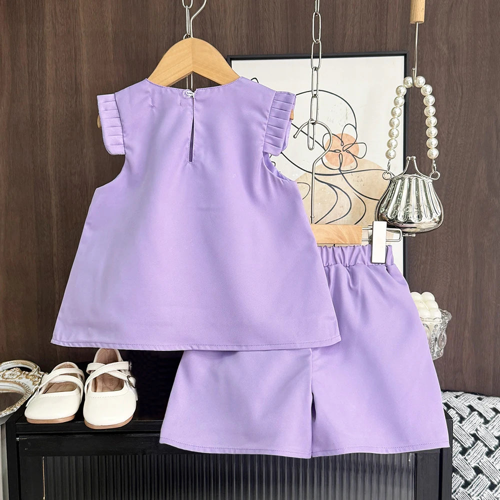 Bear Leader 2-7 Years Summer New 3D Flower Vest Dress Girl's Princess Dresses Baby Kids Clothing Wedding Party Elegent Clothes