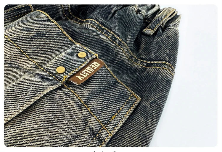 New Design Kids Stylish Jeans For Boys Fashion Street Trousers Children Trendy Denim Pants Age 5 6 7 8 9 10 11 12 13 14 Years