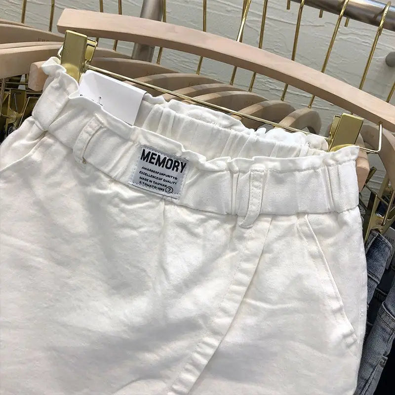White Skirt Women High Waist Cotton Summer Jupe 2025 Faldas Mujer De Moda Fashion Casual Bodycon Mini Y2k Skirts Korean Saia