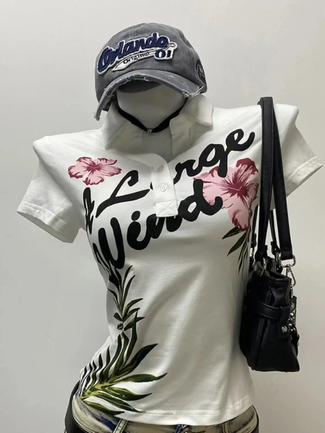 2000s Y2k Tops & Tees Women's T-shirt Print Sexy Punk Streetwear Shirt Gothic Blouse Casual Grunge T Shirts Crop Top 2025 Summer