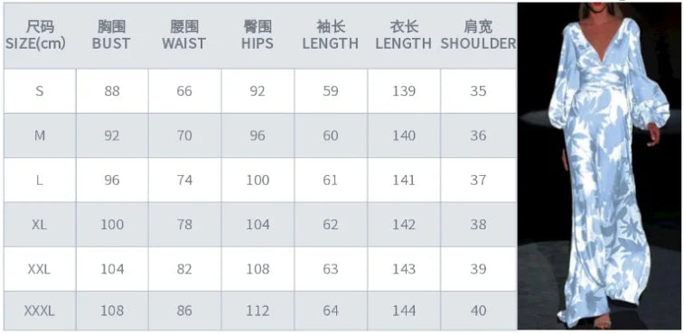 Dress Women spring/summer v-neck floral printing long lantern sleeve fashion Dresses Casual Vestidos dropshipping GHH21553
