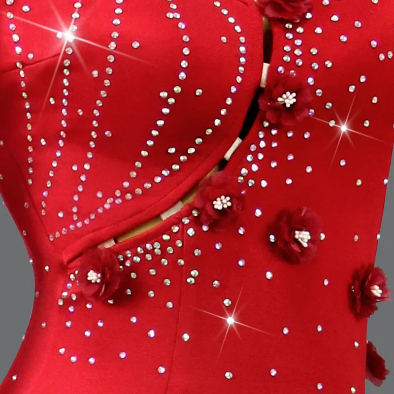 2025 Latin Dance Practice Clothing Girls Dress for Prom Competition Sport Costume Evening Party Skirt Top Women Samba Customized