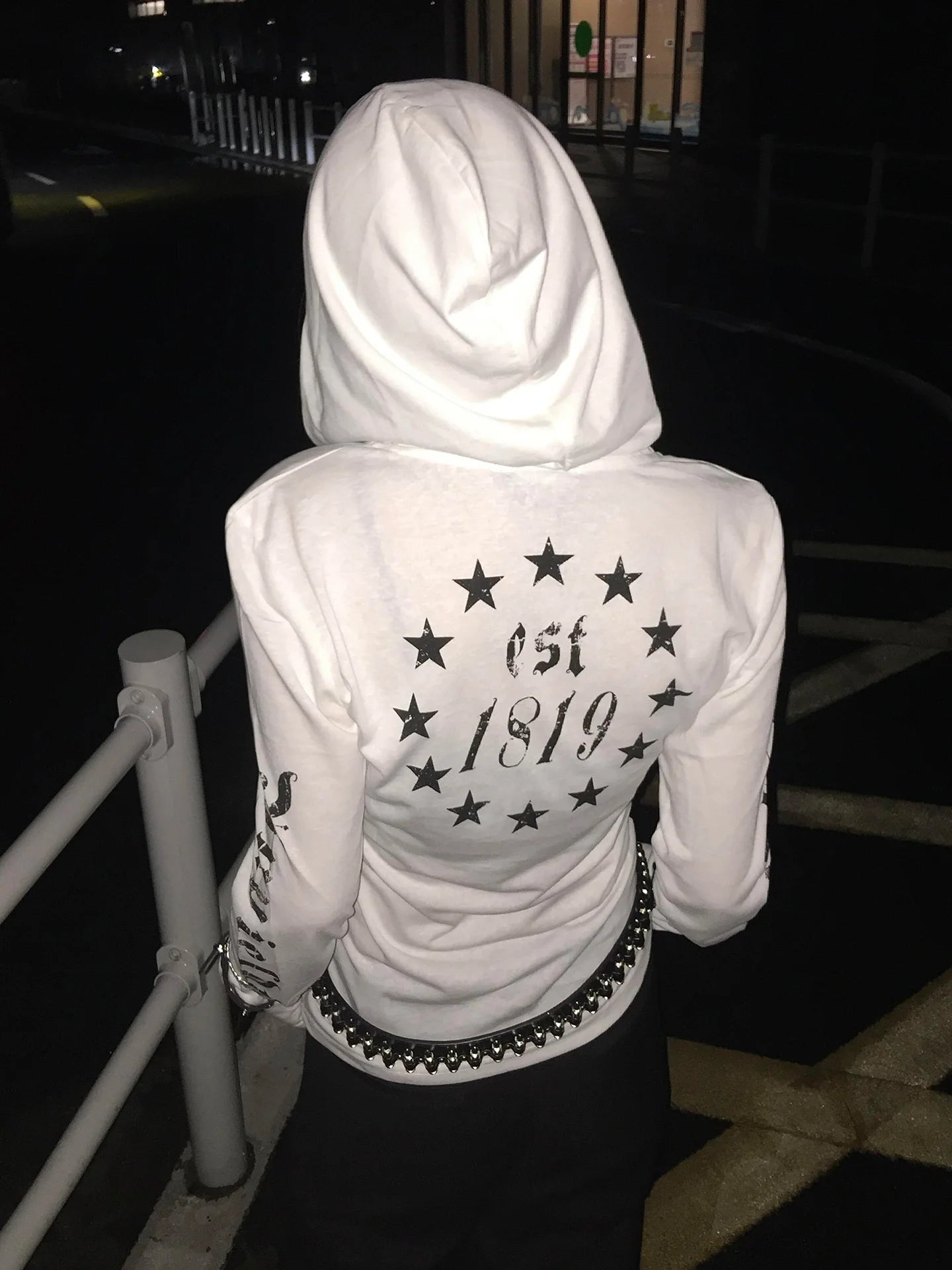 Seeslim Hooded Print Letter Graphic T Shirts Woman Clothes Youthful Long Sleeve 2000s Clothes Y2k Tees Female Clothing Autumn