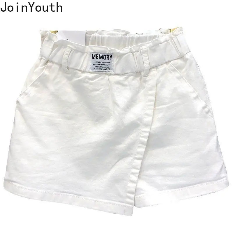 White Skirt Women High Waist Cotton Summer Jupe 2025 Faldas Mujer De Moda Fashion Casual Bodycon Mini Y2k Skirts Korean Saia