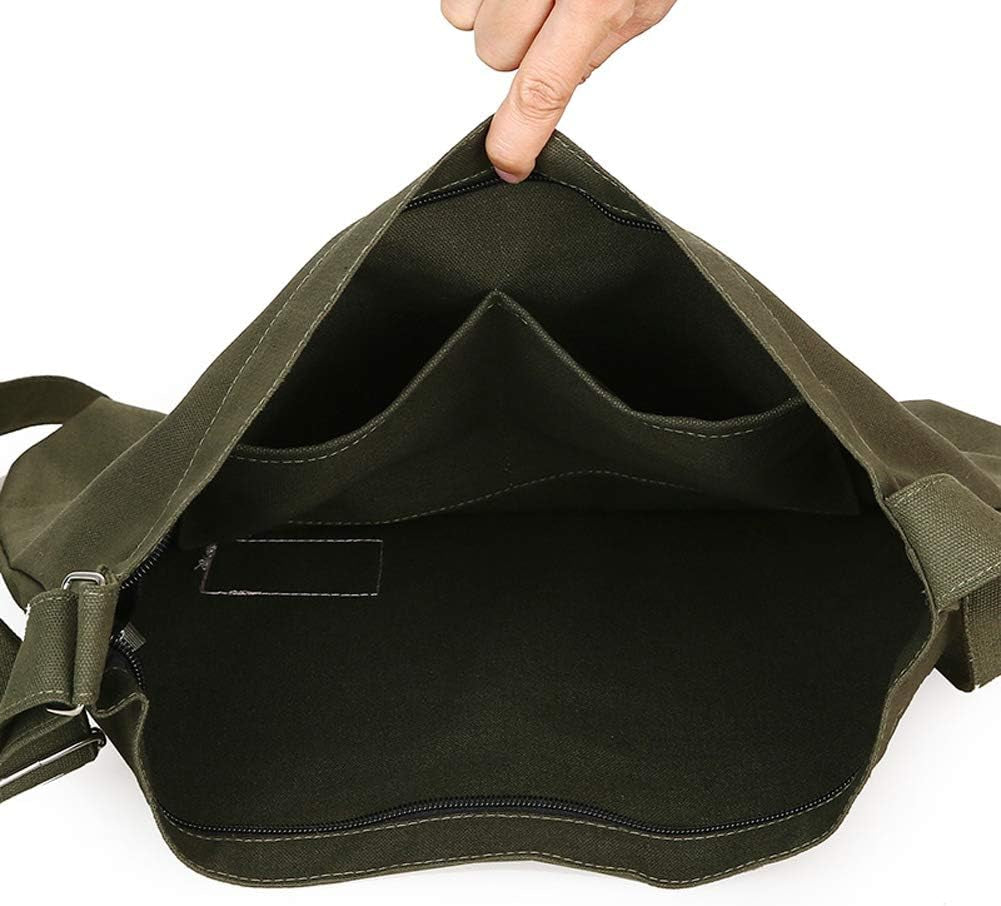 Women'S Retro Large Size Canvas Shoulder Bag Hobo Crossbody Handbag Casual Tote