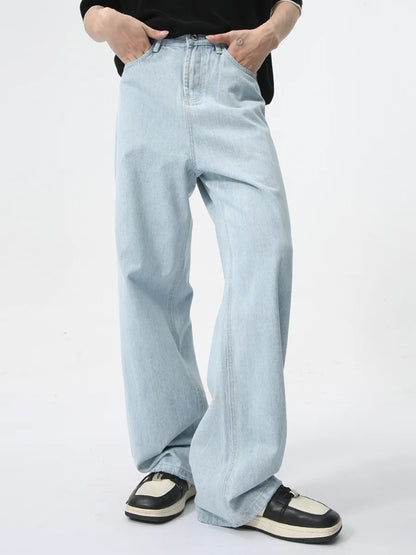 Manufactory Custom Style or Logo Low Moq DOM OEM  Wholesale Jeans Vintage Blue Denim Hip Hop Streetwear Pants Washed Technique