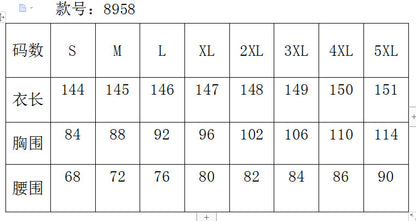 2025 New Cross-Border Amazon European and American Clothing Dress Slim Lantern Sleeve Fashion Printed V Neck Long Skirt