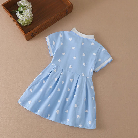 Girls Clothes 2025 New Summer Princess Dresses Short Sleeve Kids Dress Baby Dresses for Children Clothing 2-6Y