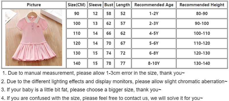 New Kids Girls Pink Dress Summer Short Sleeve Shirts Dresses for Baby Girls Rainbow Print Pleated Dress Children's Clothes 2-10Y