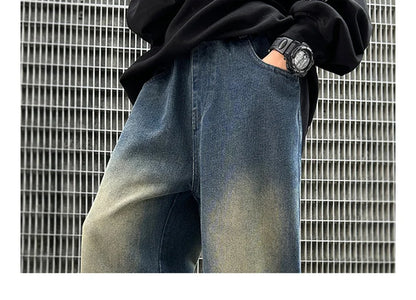 Hot Sale Children Vintage y2k Baggy Jeans for Teens Boy New Casual Relaxed Fit Denim Pants Kids Classic Blue Jeans Trousers