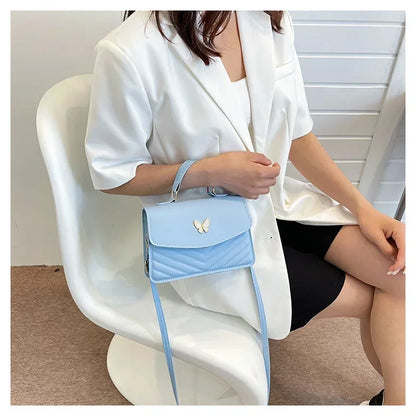 PU Versatile and Fashionable Portable Small Square Bag Single Shoulder Crossbody Bag Luxury Designer Handbag Bolsas De Mujer