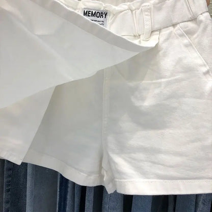 White Skirt Women High Waist Cotton Summer Jupe 2025 Faldas Mujer De Moda Fashion Casual Bodycon Mini Y2k Skirts Korean Saia