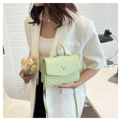 PU Versatile and Fashionable Portable Small Square Bag Single Shoulder Crossbody Bag Luxury Designer Handbag Bolsas De Mujer