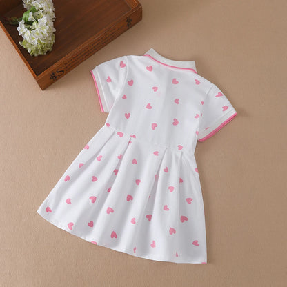 Girls Clothes 2025 New Summer Princess Dresses Short Sleeve Kids Dress Baby Dresses for Children Clothing 2-6Y