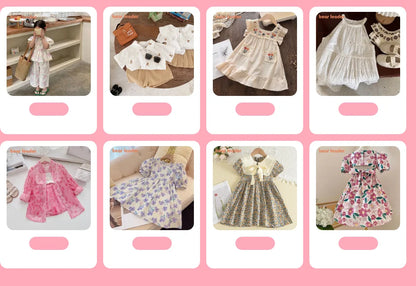 Bear Leader Fashion Kids Girls Princess 2pcs Clothes Set Autumn Winter Children Coat Outwear+Skirts Vintage Outfits Suit 2-12Y