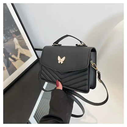 PU Versatile and Fashionable Portable Small Square Bag Single Shoulder Crossbody Bag Luxury Designer Handbag Bolsas De Mujer