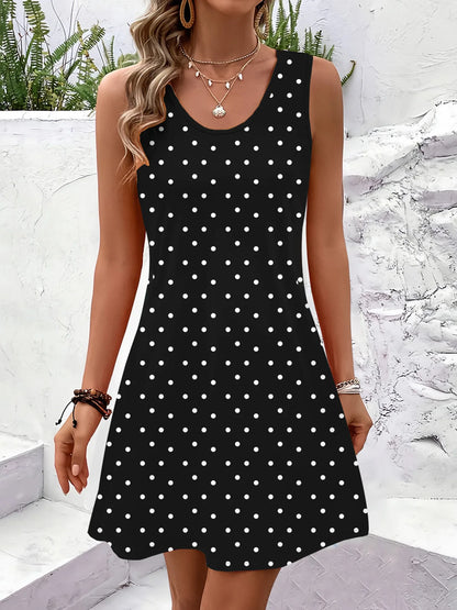 Women Summer Sleeveless Bohemian Dress Exclusive Print Vacation Dress  Birthday Dress for Women Beach Dress Dress for Women
