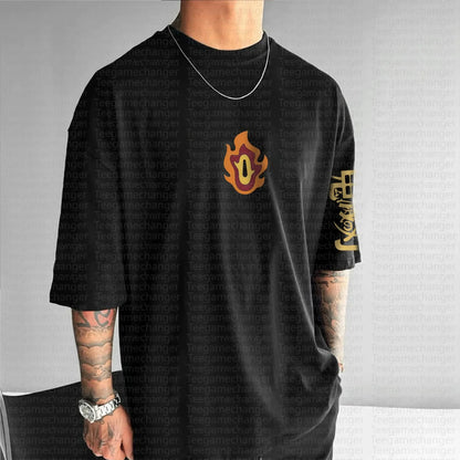 Teegamechanger Demon Slayer Kimetsu No Yaiba Anime Graphic Print T Shirts for Men 2025 Summer Cotton Short Sleeve Tees