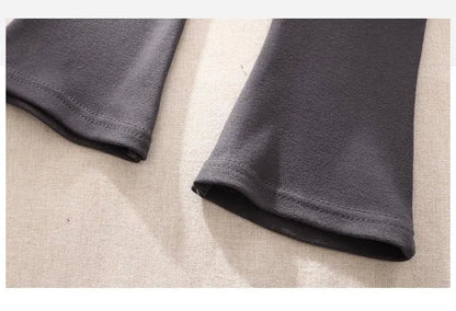 Spring Autumn Baby Girls Pant Korean Version Children Flared Pants 1-6Year Kid Leggings Solid Fashion Boot Cut