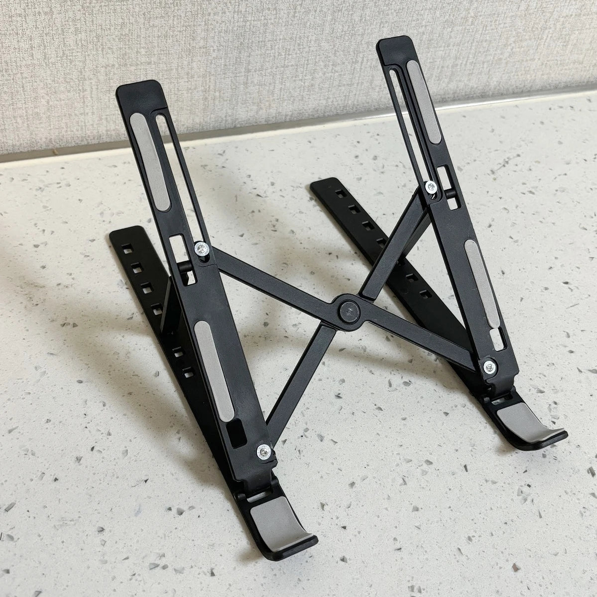 7 Levels Adjustable Laptop Stand  Foldable Portable Notebook Bracket Support Base ABS Holder for Macbook  Lenovo Laptop Air Pro