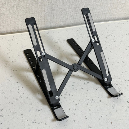 7 Levels Adjustable Laptop Stand  Foldable Portable Notebook Bracket Support Base ABS Holder for Macbook  Lenovo Laptop Air Pro