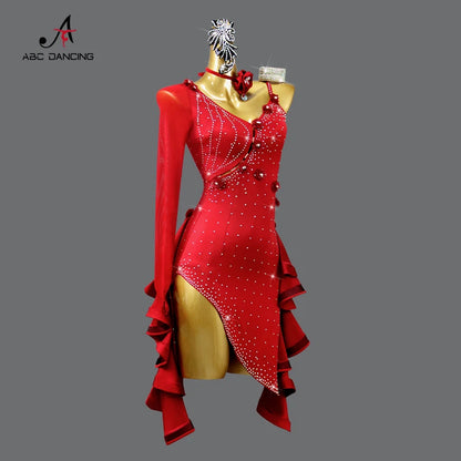 2025 Latin Dance Practice Clothing Girls Dress for Prom Competition Sport Costume Evening Party Skirt Top Women Samba Customized