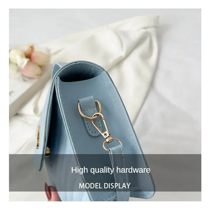 PU Versatile and Fashionable Portable Small Square Bag Single Shoulder Crossbody Bag Luxury Designer Handbag Bolsas De Mujer